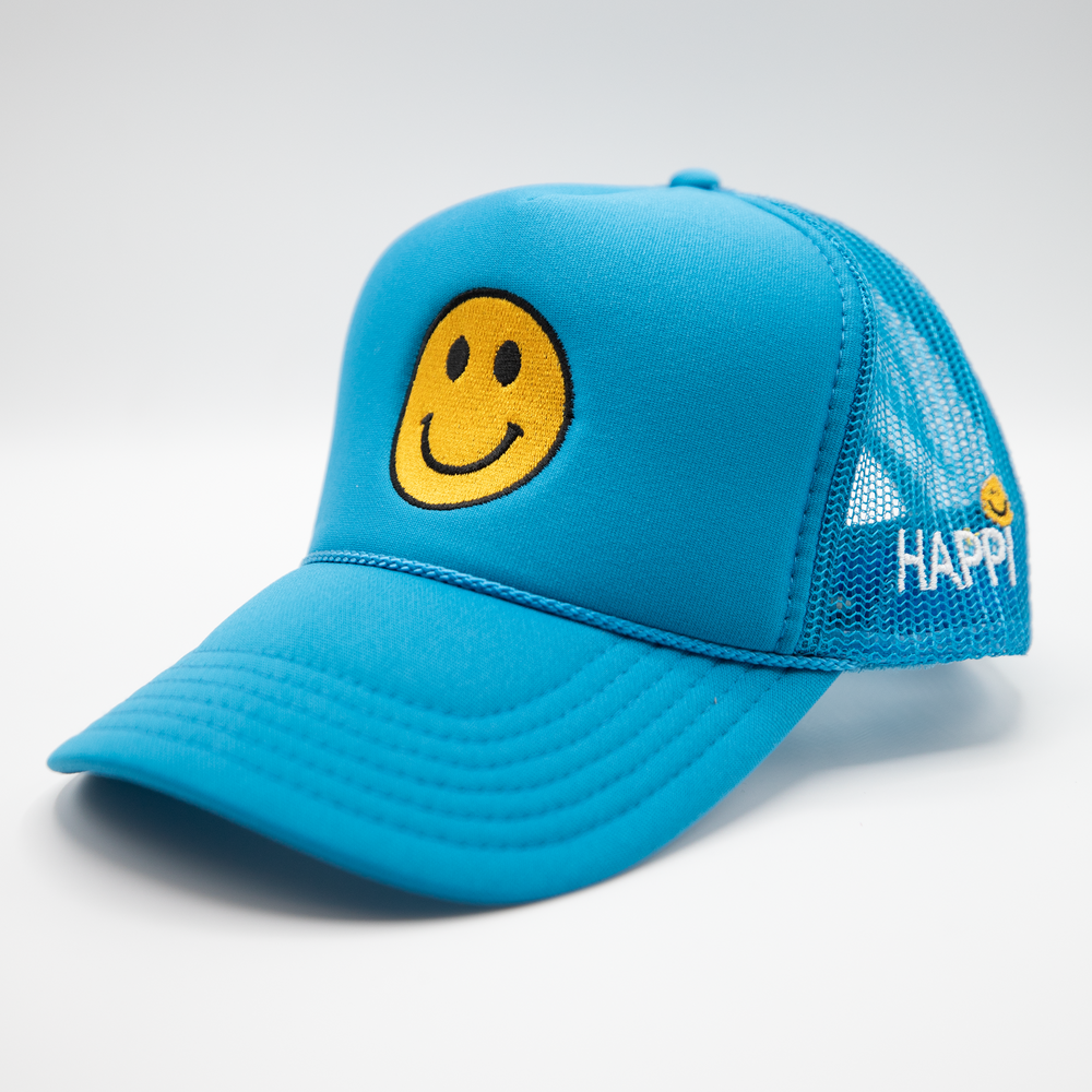happy99 H.P.F.C. Trucker Hat Cap Grey