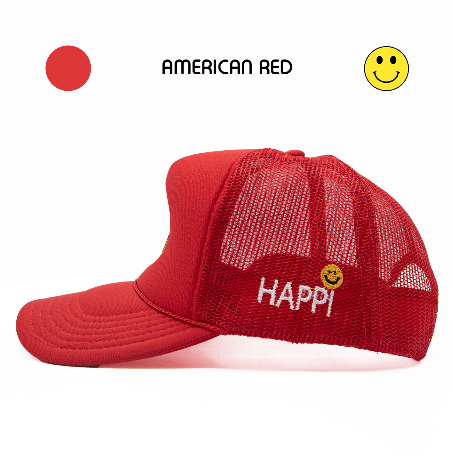 
                  
                    HAPPI HATS - AMERICAN RED TRUCKER - Happi Hats
                  
                
