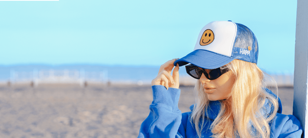 
                  
                    HAPPI HATS - BOHEMIAN BLUE TRUCKER - Happi Hats
                  
                