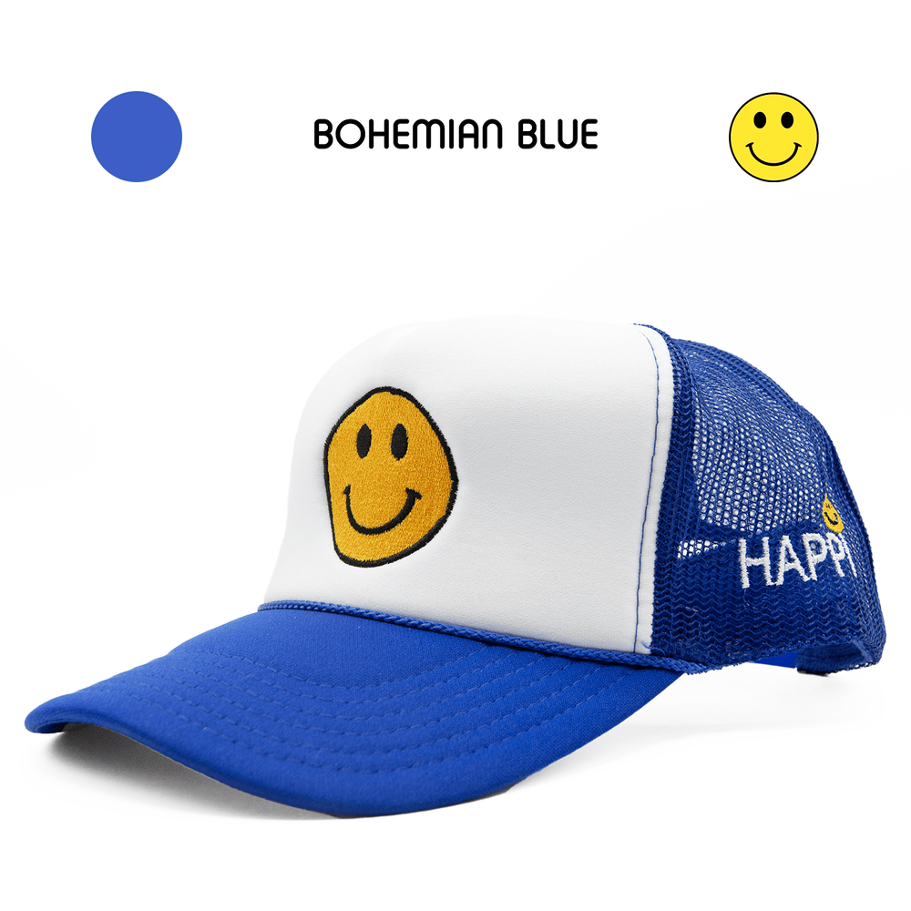 
                  
                    HAPPI HATS - BOHEMIAN BLUE TRUCKER - Happi Hats
                  
                
