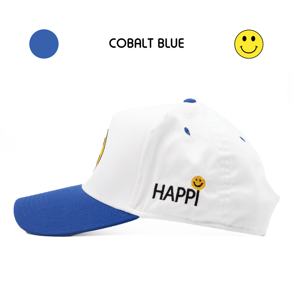 
                  
                    HAPPI HATS - COBALT BLUE WHITE TOP CANVAS - Happi Hats
                  
                