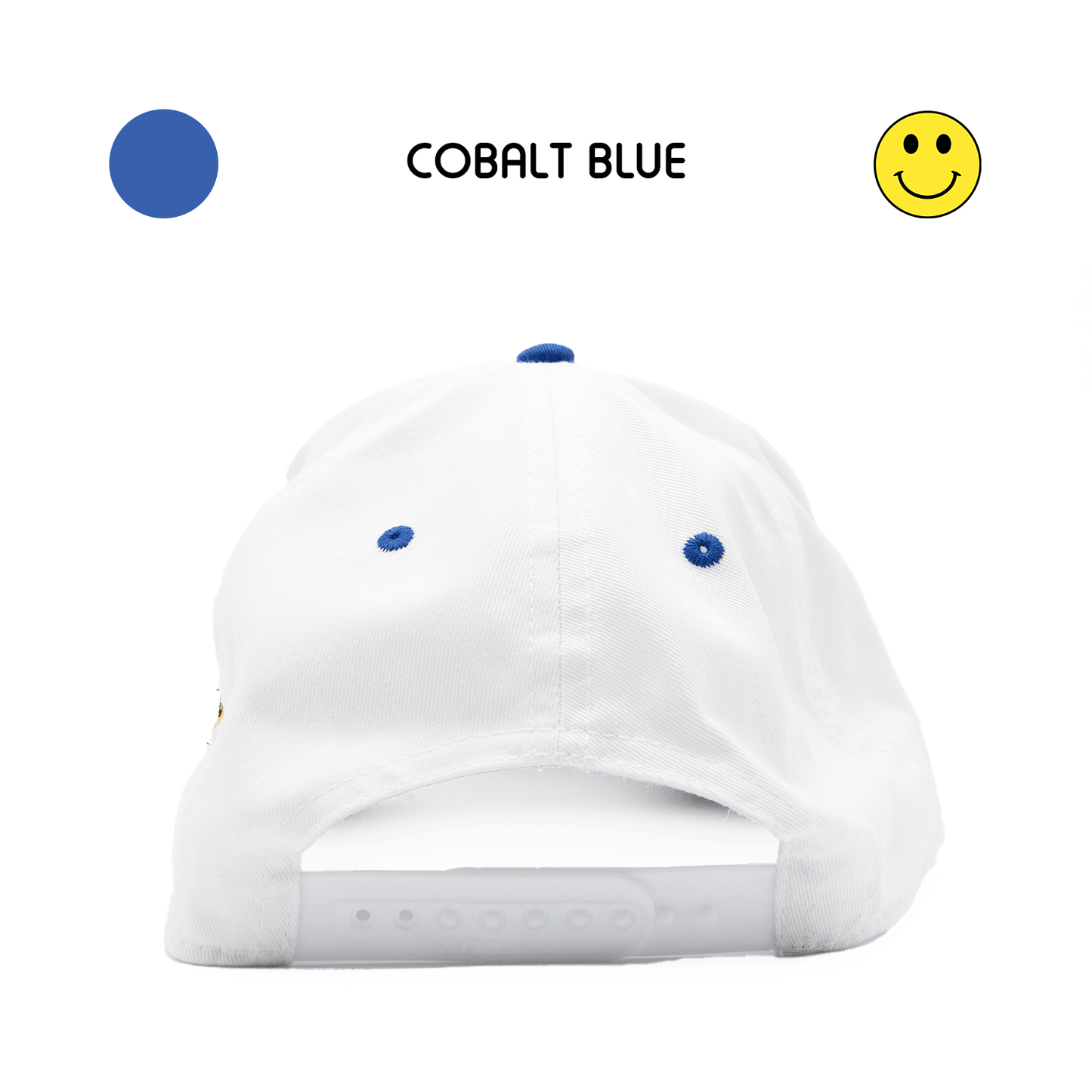 
                  
                    HAPPI HATS - COBALT BLUE WHITE TOP CANVAS - Happi Hats
                  
                