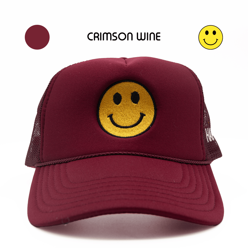 HAPPI HATS - CRIMSON WINE TRUCKER - Happi Hats