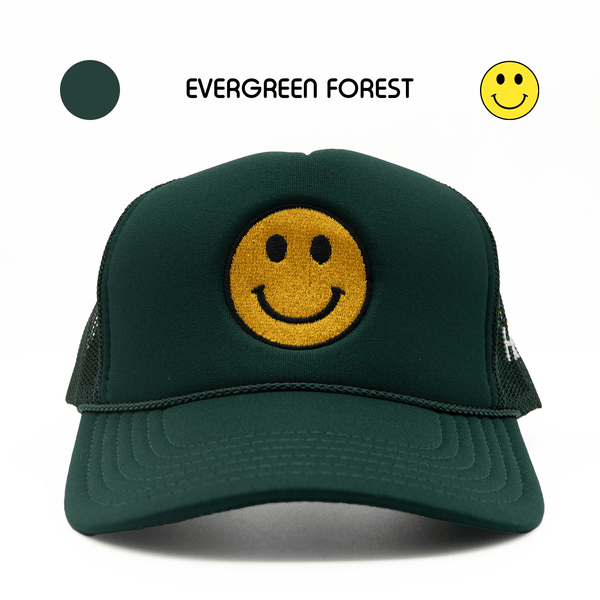 Happi Hats - Evergreen Forest Green Trucker Hat