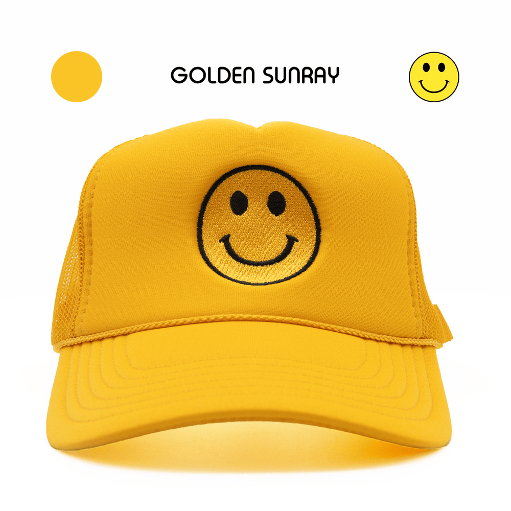 HAPPI HATS - GOLDEN SUNRAY TRUCKER - Happi Hats