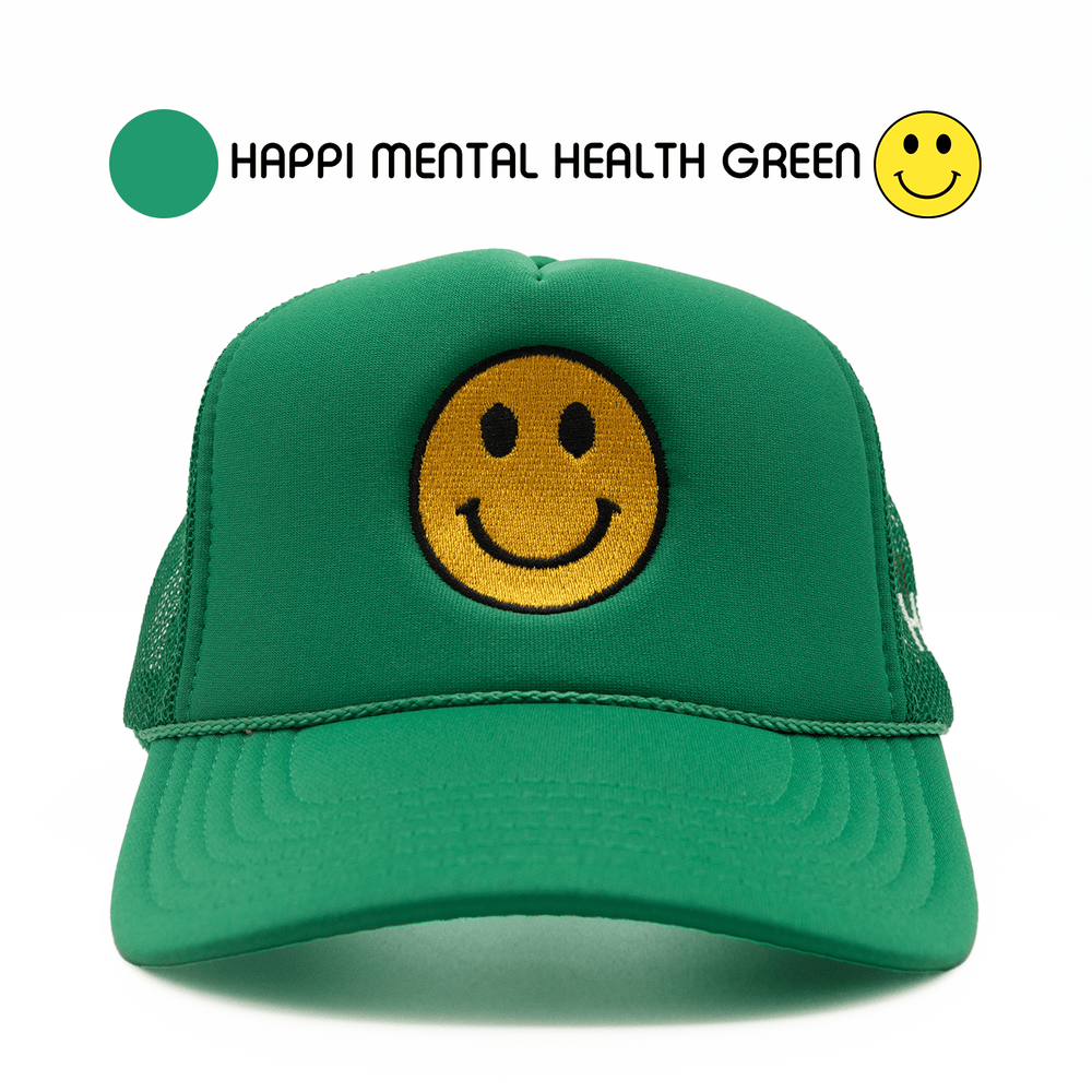 Happi Hats - Happi Mental Green Hat (50% Off Applied at Checkout) - Happi Hats