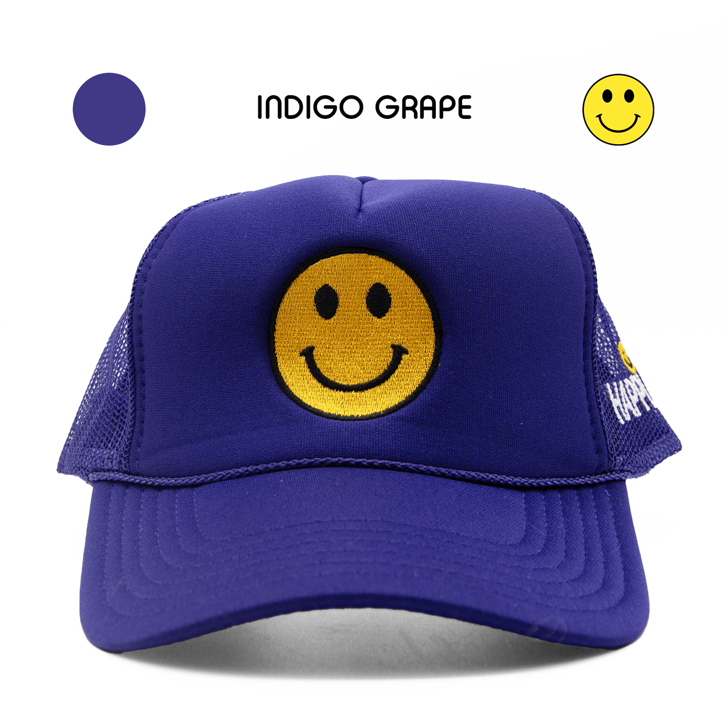 HAPPI HATS - INDIGO GRAPE TRUCKER - Happi Hats