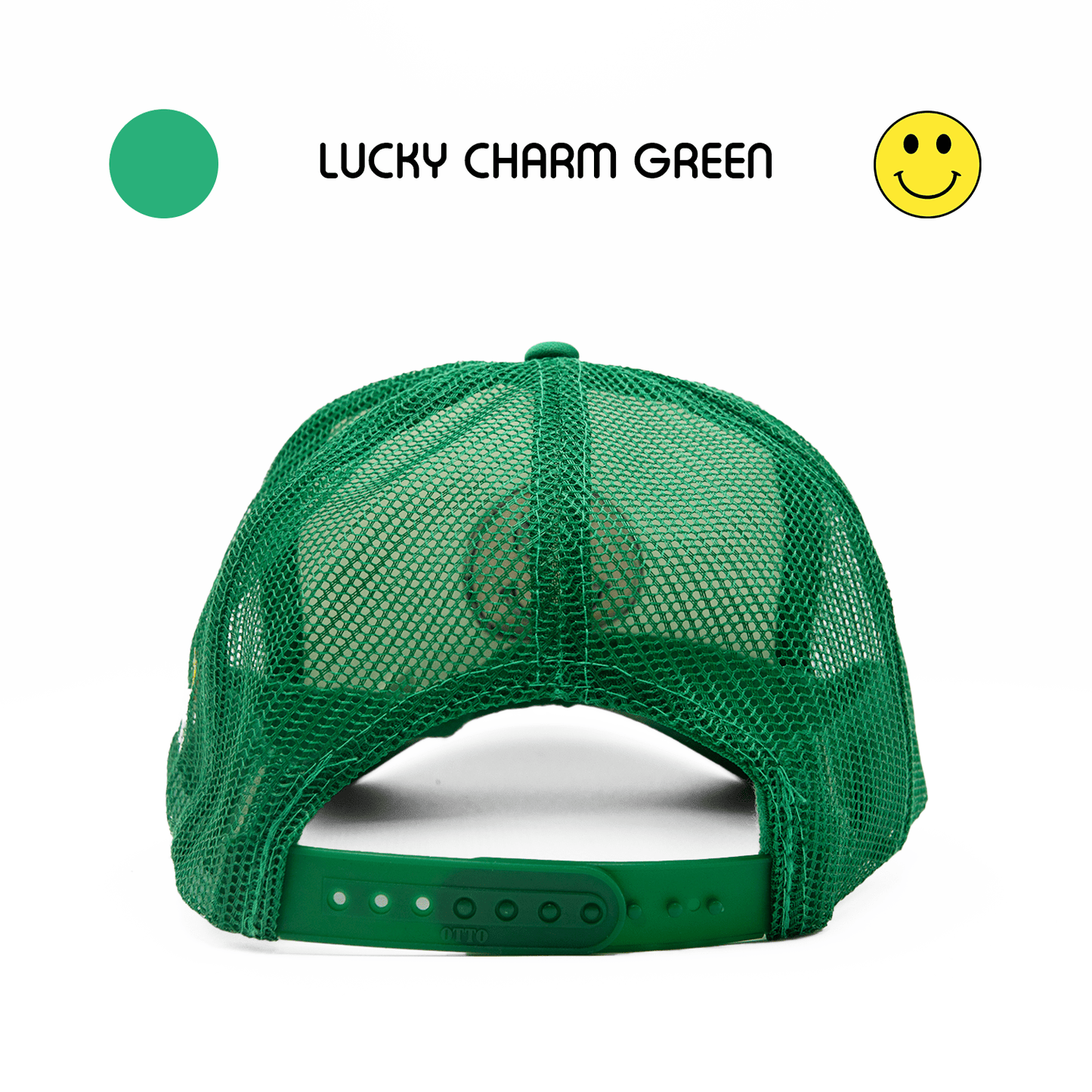 
                  
                    HAPPI HATS - LUCKY CHARM GREEN TRUCKER - Happi Hats
                  
                