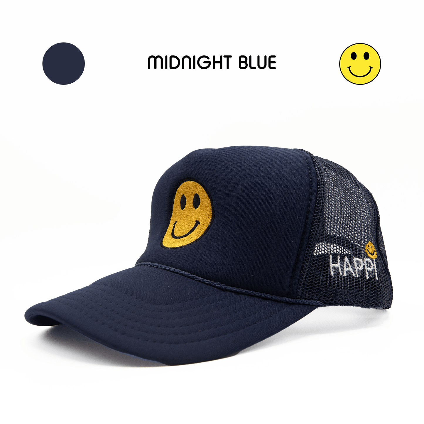 
                  
                    HAPPI HATS - MIDNIGHT BLUE TRUCKER - Happi Hats
                  
                