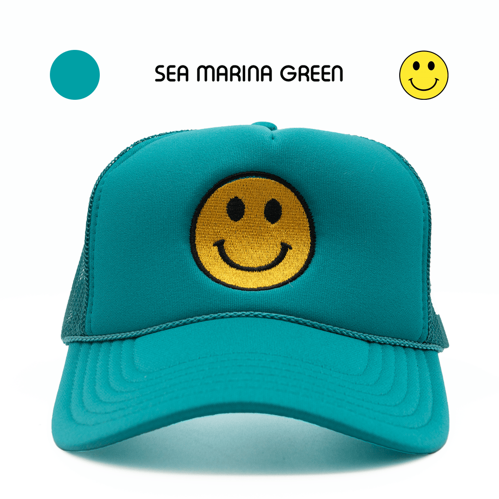 HAPPI HATS - SEA MARINA GREEN TRUCKER - Happi Hats