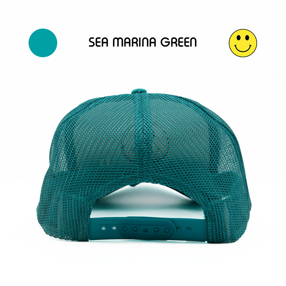 
                  
                    HAPPI HATS - SEA MARINA GREEN TRUCKER - Happi Hats
                  
                