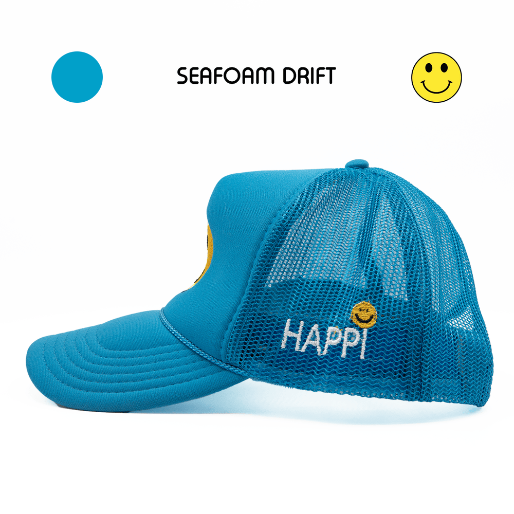 
                  
                    HAPPI HATS - SEAFOAM DRIFT TRUCKER - Happi Hats
                  
                