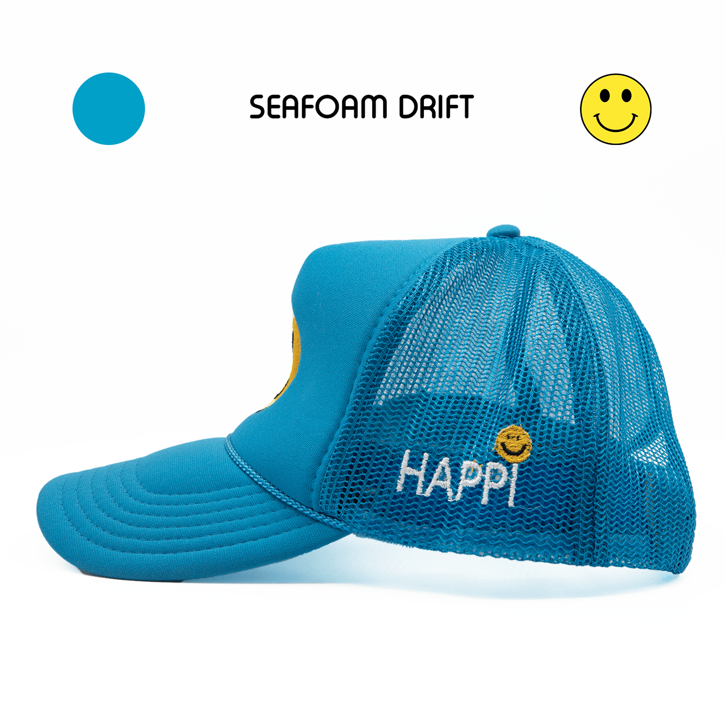 
                  
                    HAPPI HATS - SEAFOAM DRIFT TRUCKER - Happi Hats
                  
                