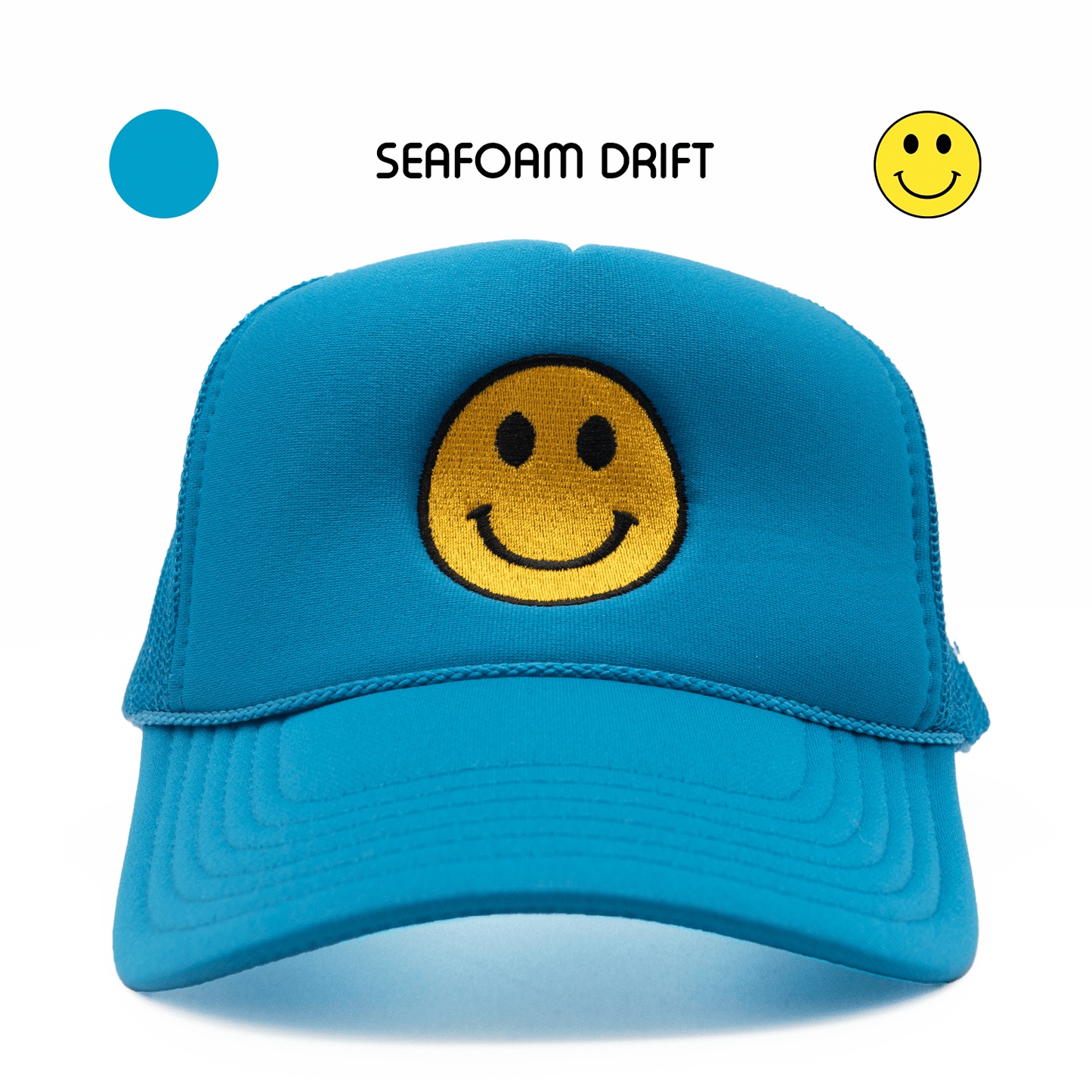 HAPPI HATS - SEAFOAM DRIFT TRUCKER - Happi Hats
