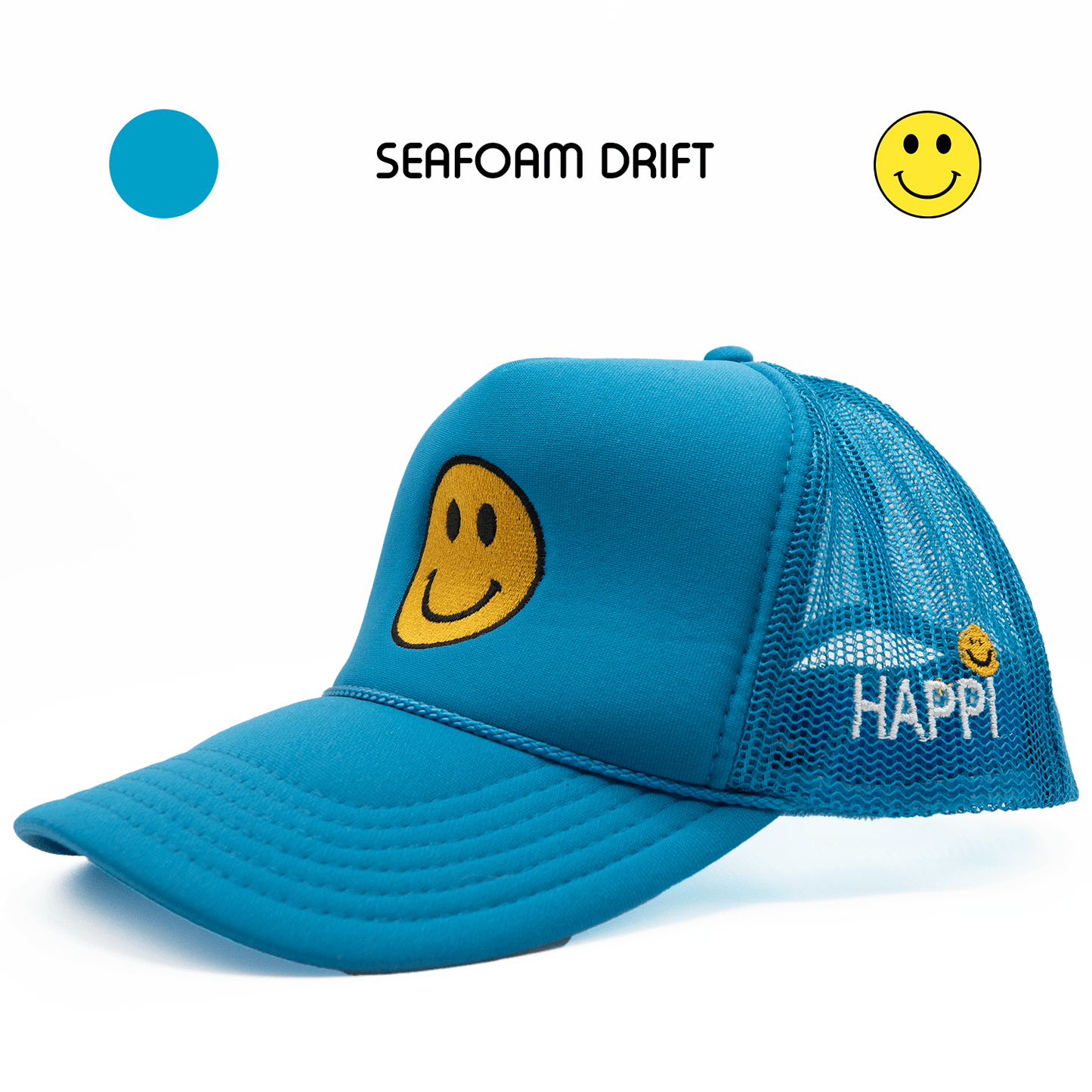 
                  
                    HAPPI HATS - SEAFOAM DRIFT TRUCKER - Happi Hats
                  
                