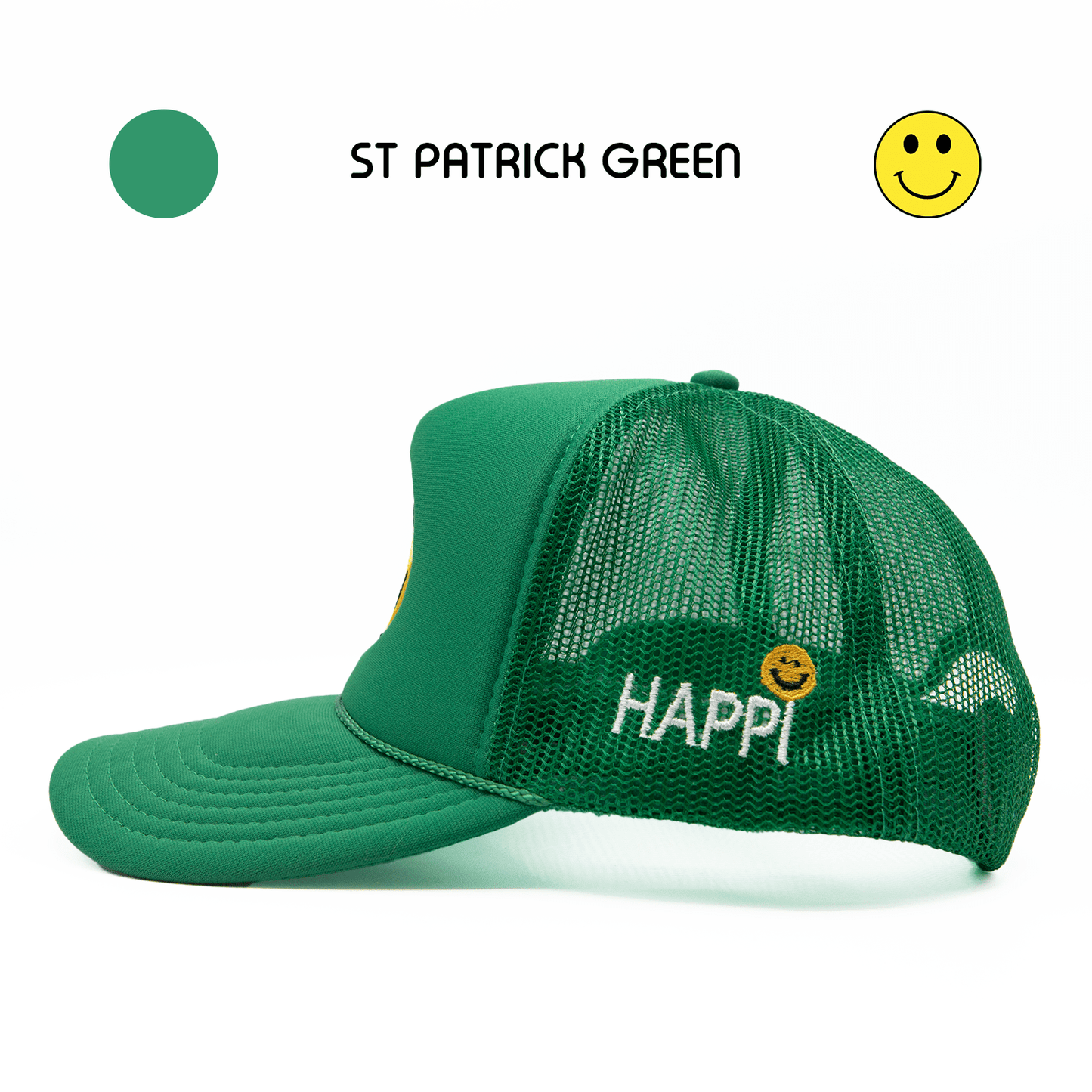 
                  
                    HAPPI HATS - ST PATRICK GREEN TRUCKER - Happi Hats
                  
                