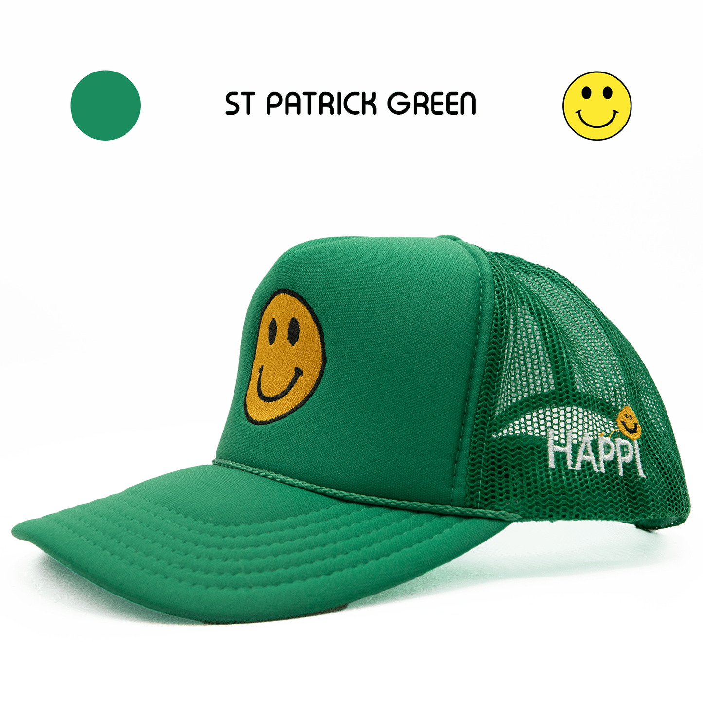 
                  
                    HAPPI HATS - ST PATRICK GREEN TRUCKER - Happi Hats
                  
                